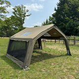 Machu Picchu Shelter - Khaki - Zipped Groundsheet