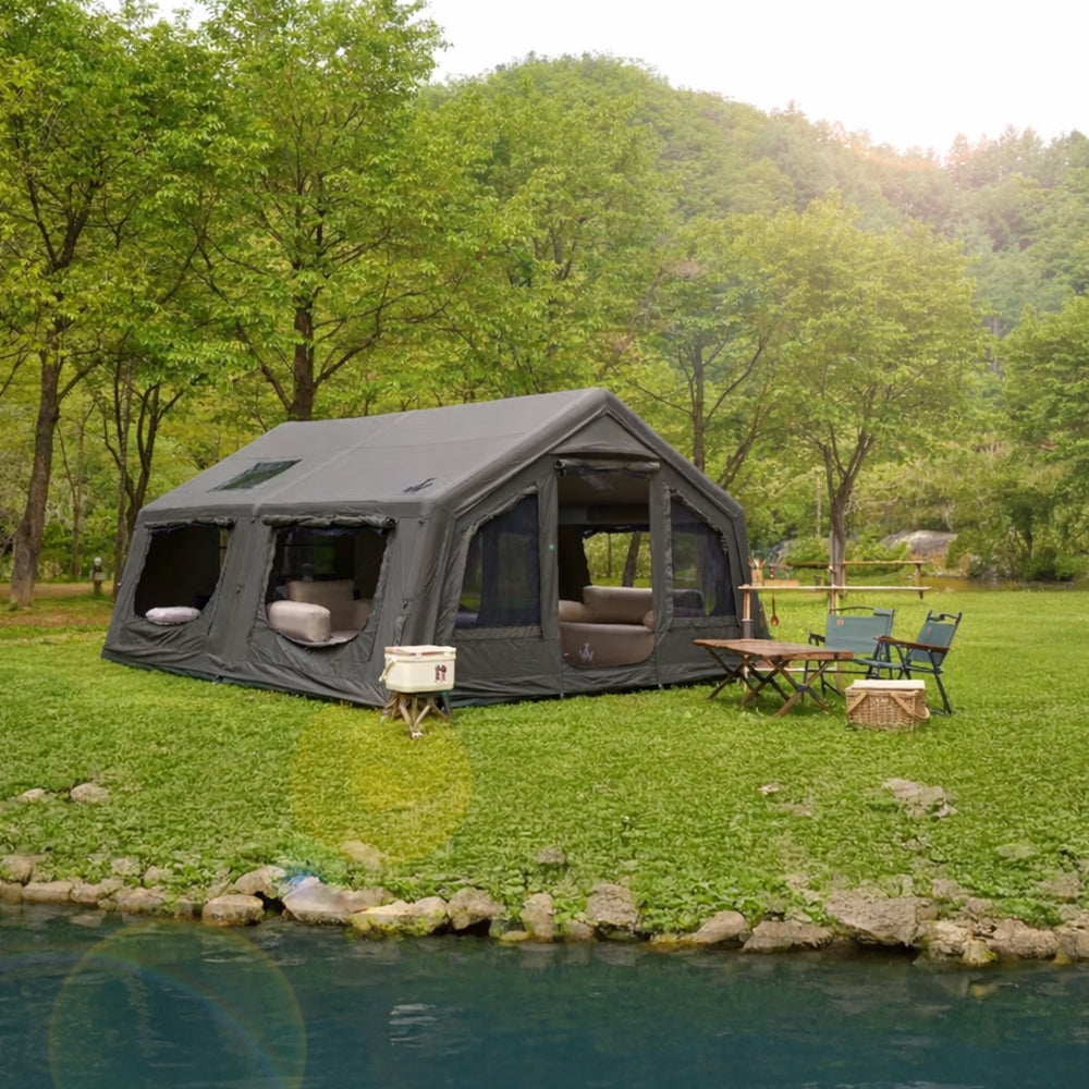 AirTek MACHU PICCHU Large Lodge Tent | Grey | Holawild UK