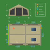 AIRTEK MACHU PICCHU - L - Khaki