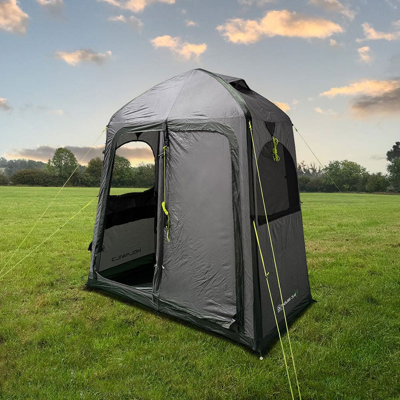 camping toilet tent Holawild AIRTEK OUTHOUSE DUO - Inflatable Toilet Tent