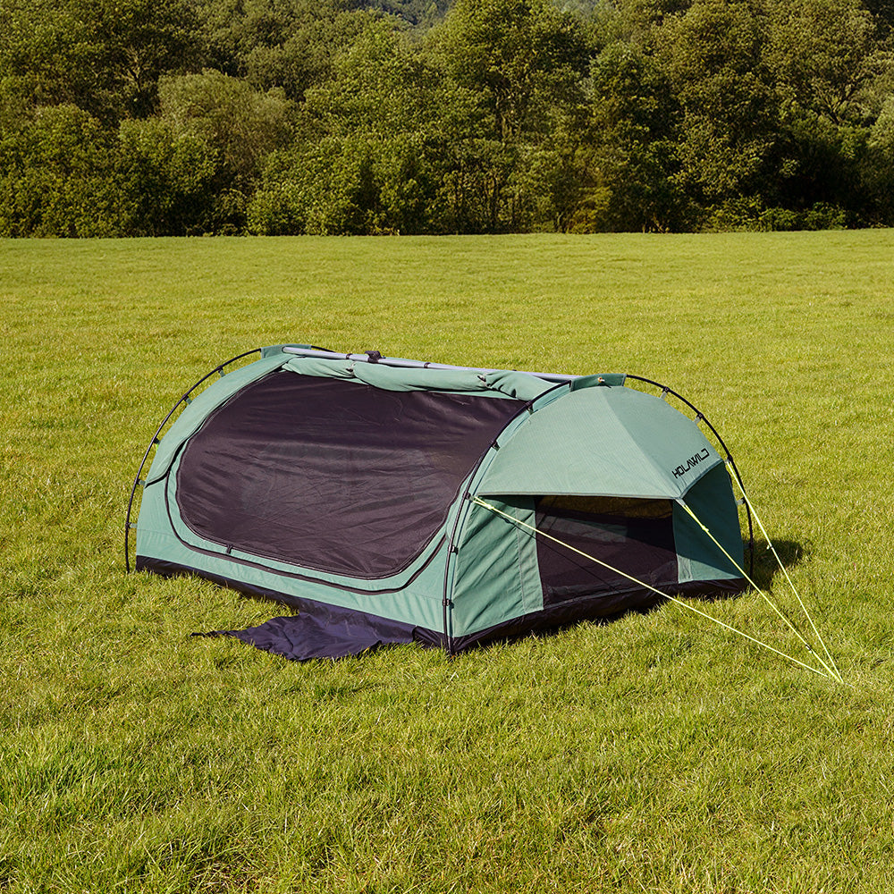 swag camping tent PolTek Swag 2.0 with Mattress 1-2 Person Tent